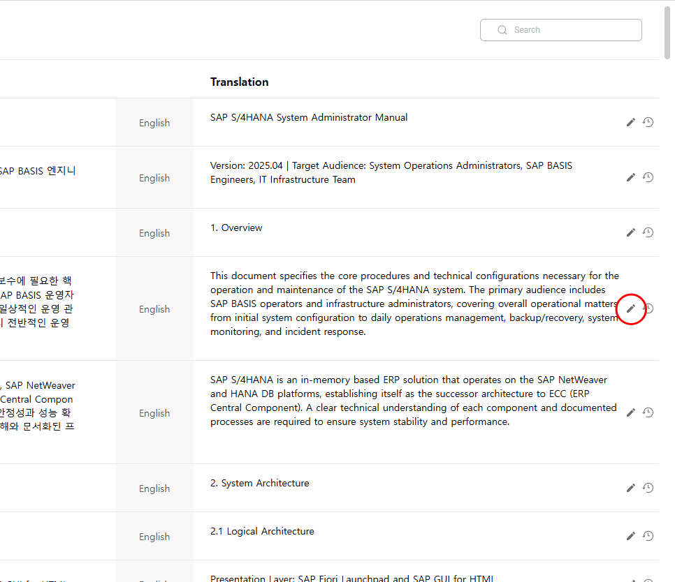 편집 모드 전환 이미지
